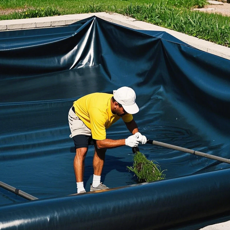 Bentonite Pond Liner Installation