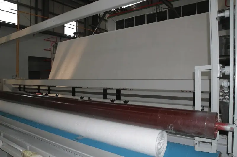 100g-800g Filament nonwoven geotextile Manufacturing process flow China M